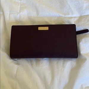 Kate Spade bifold purple wallet